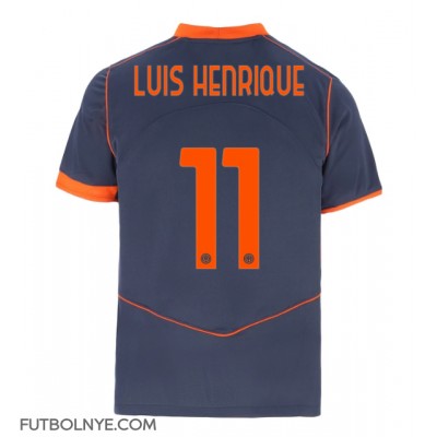 Camiseta Inter Milan Luis Henrique #11 Tercera Equipación 2025-26 manga corta Camiseta Inter Milan Luis Henrique #11 Tercera Equipación 2025-26 manga corta